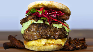 This Mexican beauty is the perfect burger brunch to cure a hangover